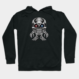 Skull Skeleton Call Me Frikibe Hoodie